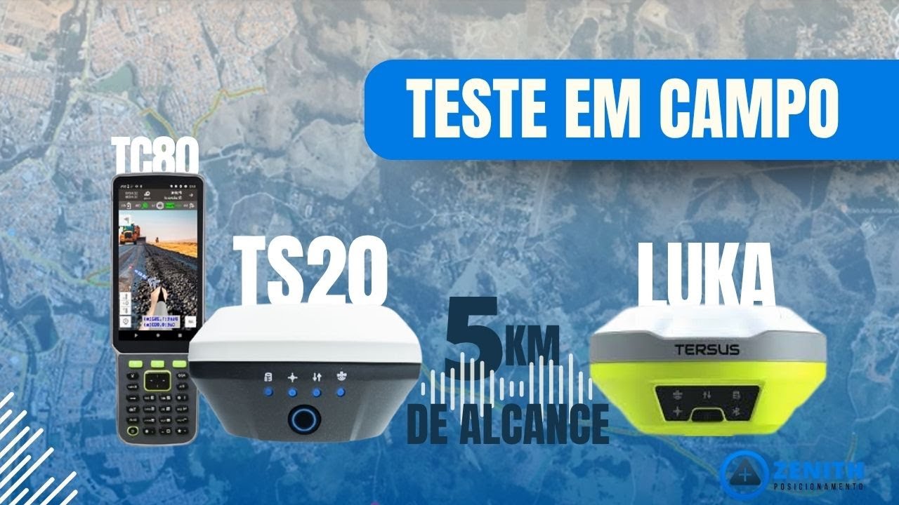 TS20 + LUKA BASE + TC80: Teste em Campo | +5 KM de Alcance com Rádio Interno!