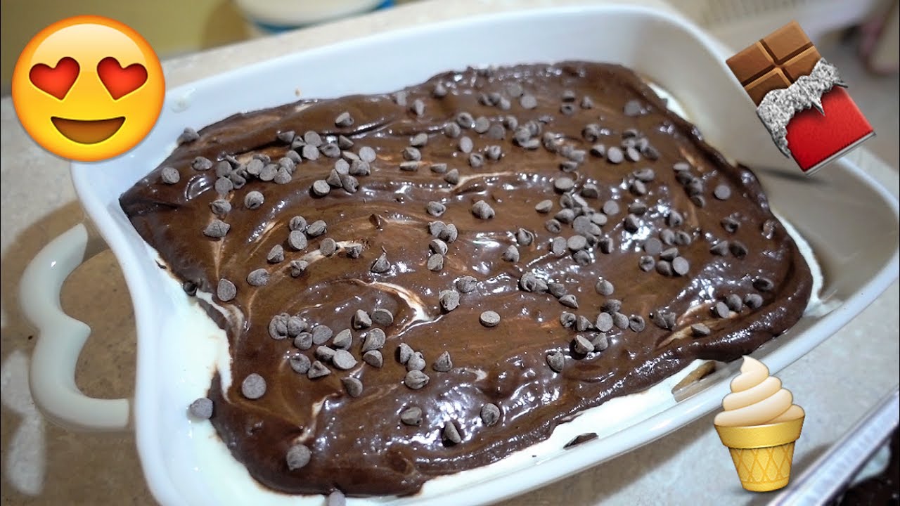TORTA GELATO FIT al CIOCCOLATO !!! Senza Zucchero !! | Carlitadolce