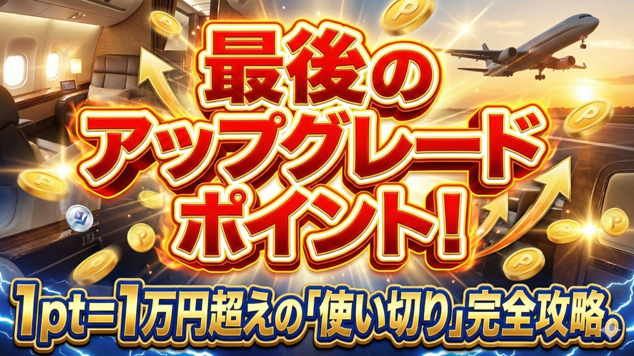 【SFC修行 ANA】さよならアップグレードポイント！最後の1年を遊び尽くす「完全攻略ガイド」