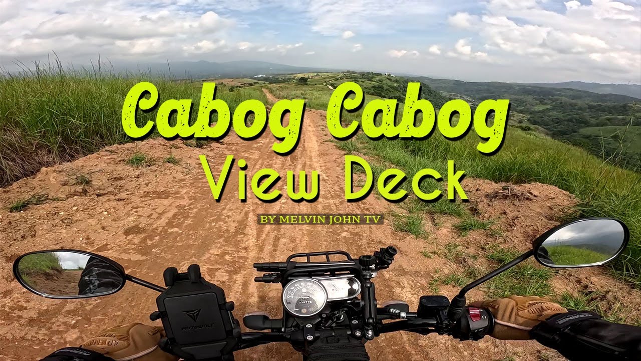 Motorcycle adventure ride to Cabog cabog view deck | Melvin John Tv | (PG-1 Yamaha)