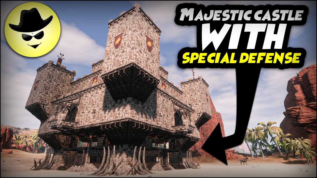 Majestic castle with special defense | CONAN EXILES: isle of siptah