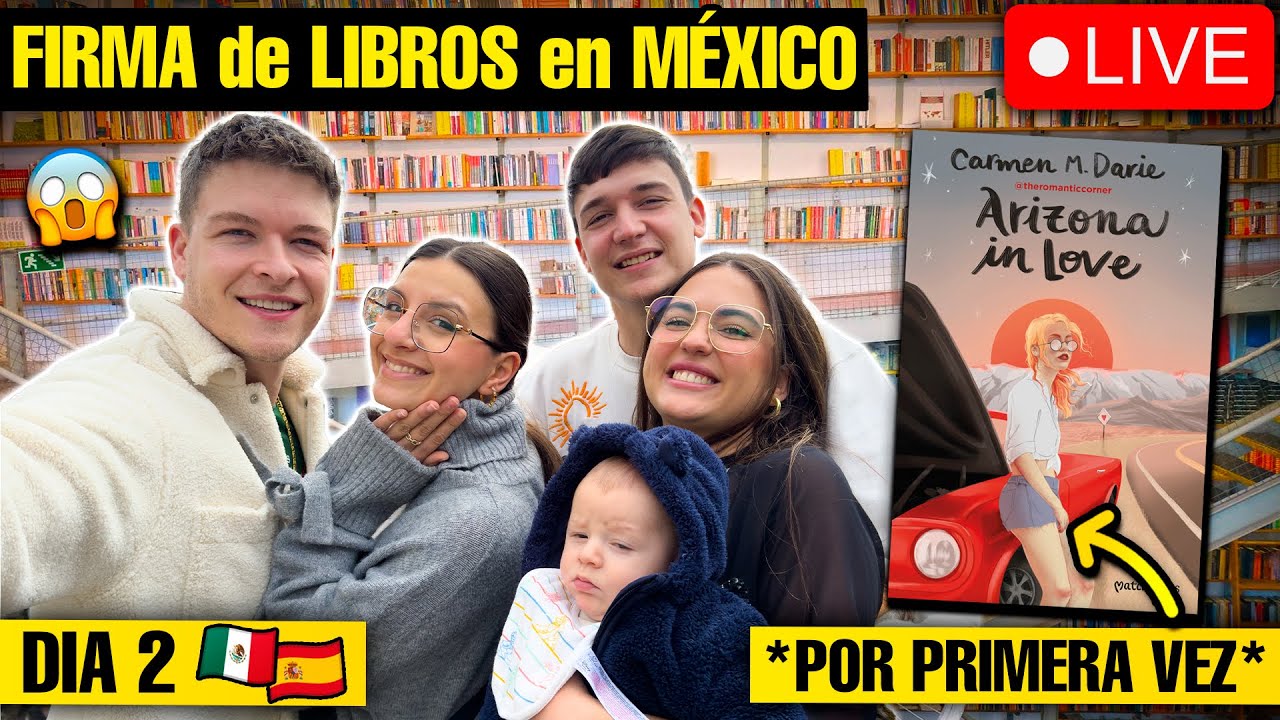🇲🇽 PRIMERA FIRMA de LIBROS en MÉXICO *CUMPLIMOS un SUEÑO*  😱 en VIVO DIA 2 🇲🇽