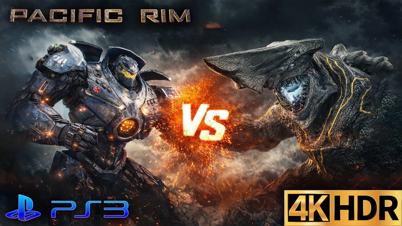 Pacific Rim The Video Game PS3 Gameplay : Gipsy Danger vs Knifehead | 4K HDR 60 FPS
