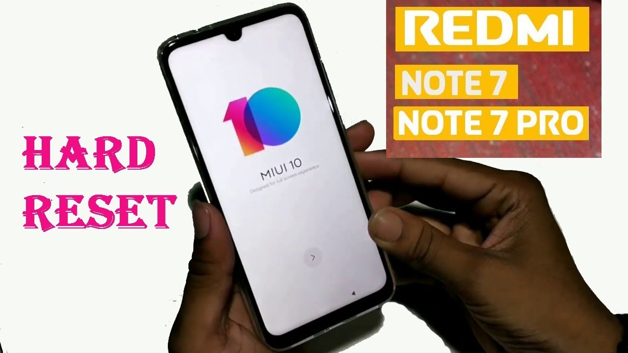 Redmi Note 7 & 7pro Hard Reset | Pattern Unlock | 2019 by technical skill94