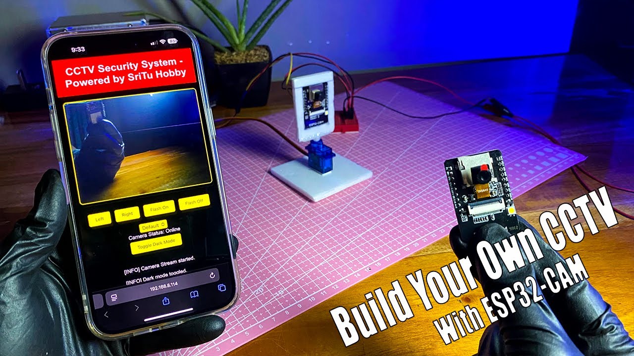Create Your Own CCTV Camera System Using the ESP32-CAM Module #diy #esp32cam