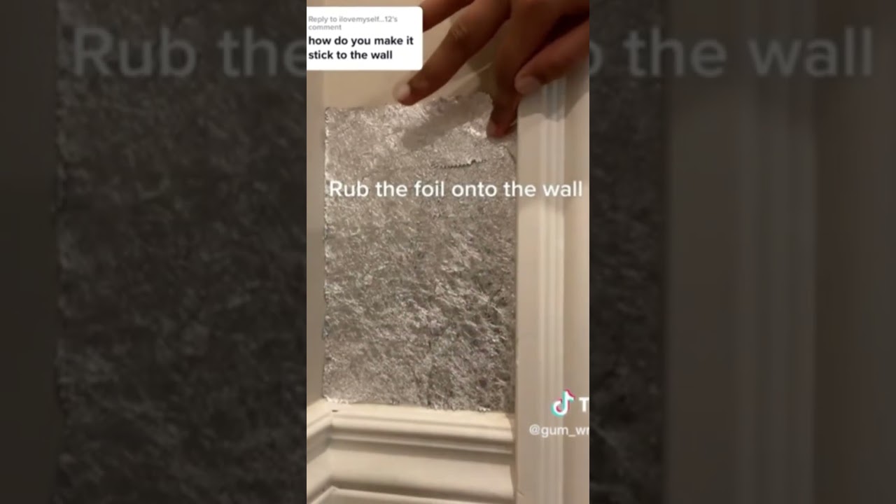 Tutorial gum wrapper wall