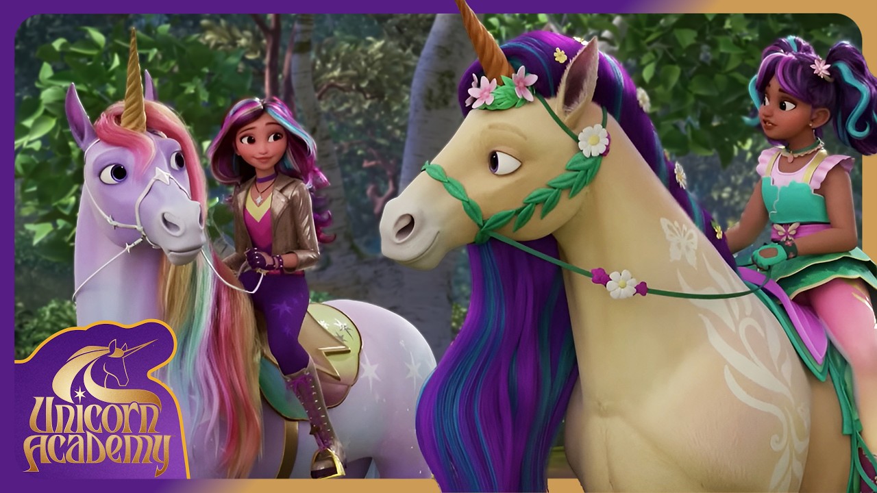 Nothing Can Stop Sapphire Dorm 💙 | Unicorn Academy 🦄🌈 | Magical Cartoons for kids