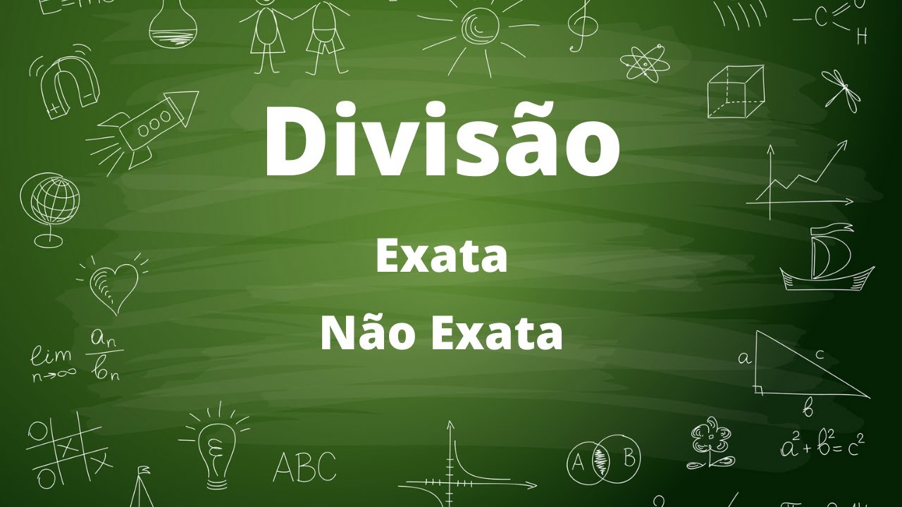 Divisão - 📝  Divisão Exata - Divisão Não Exata - #aprendendoumpoucomais