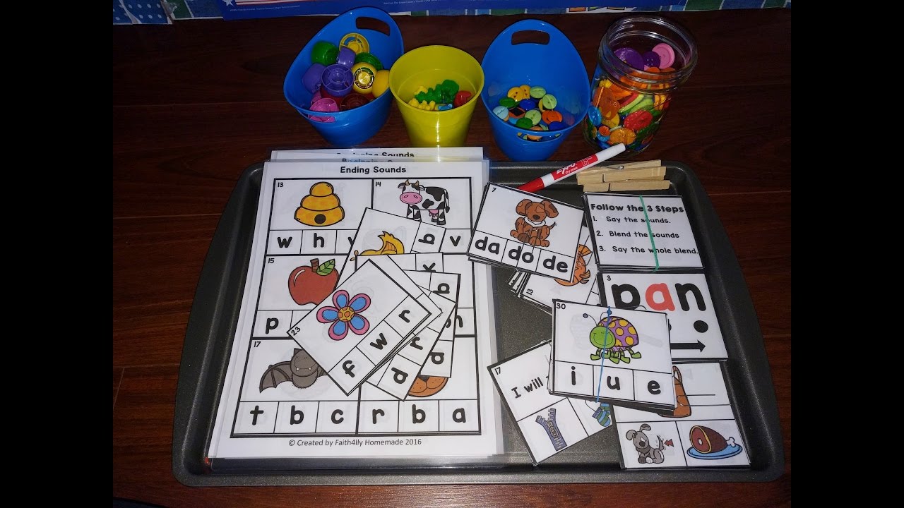Phonics Activity Cards (Kindergarten or Grade 1)