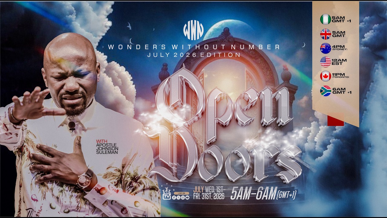 Apostle Suleman LIVE: OPEN DOORS 🔥 || WWN #Day  21- July Edition || 29TH July, 2026