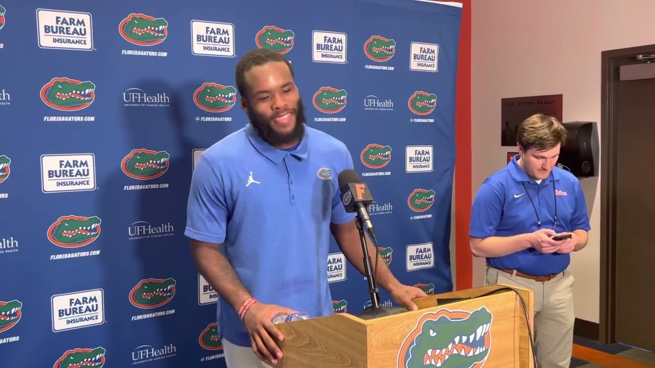 3/17/22 Florida Gators Football: Linebacker Amari Burney Press Conference