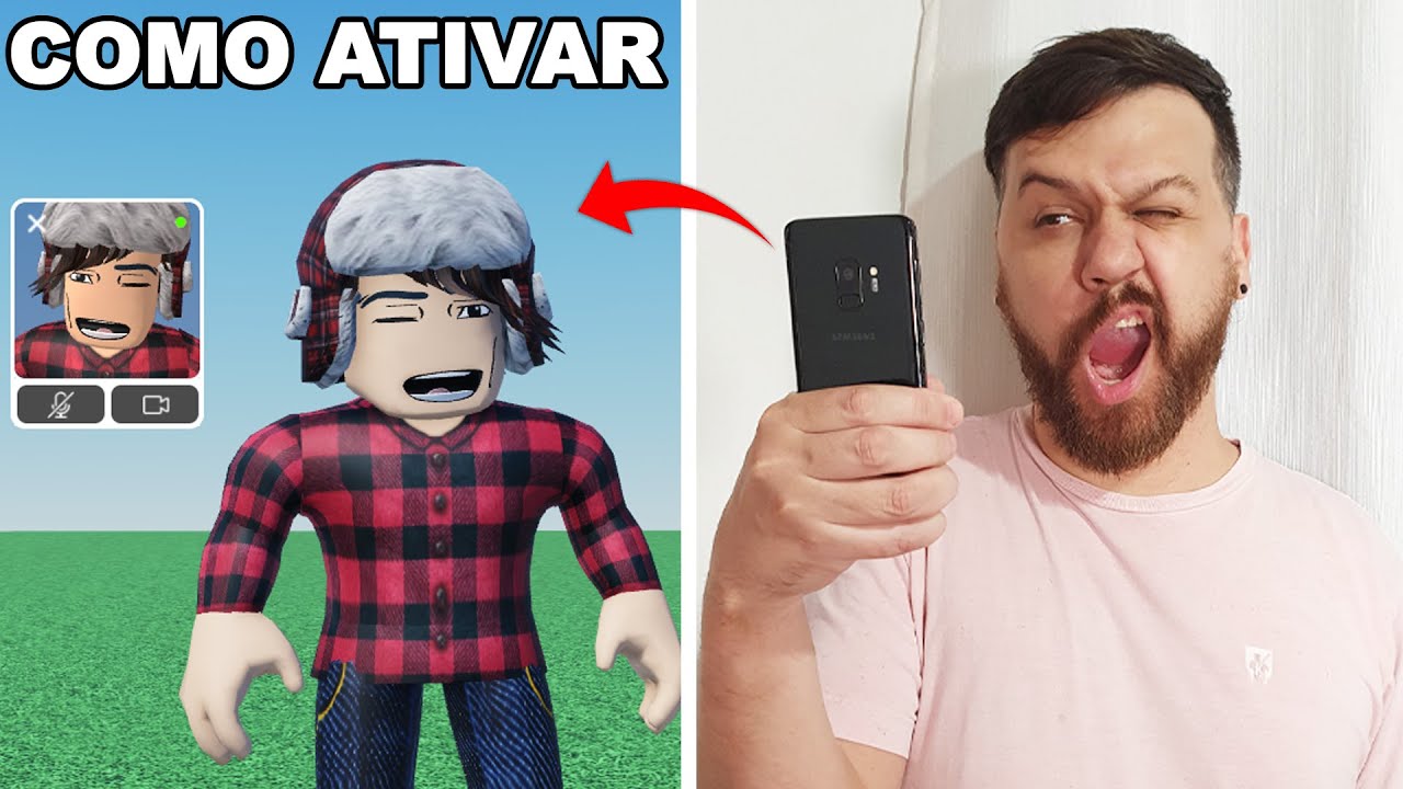 COMO LIBERAR ANIMAÇÃO FACIAL COM WEBCAM NO ROBLOX (PC E CELULAR)