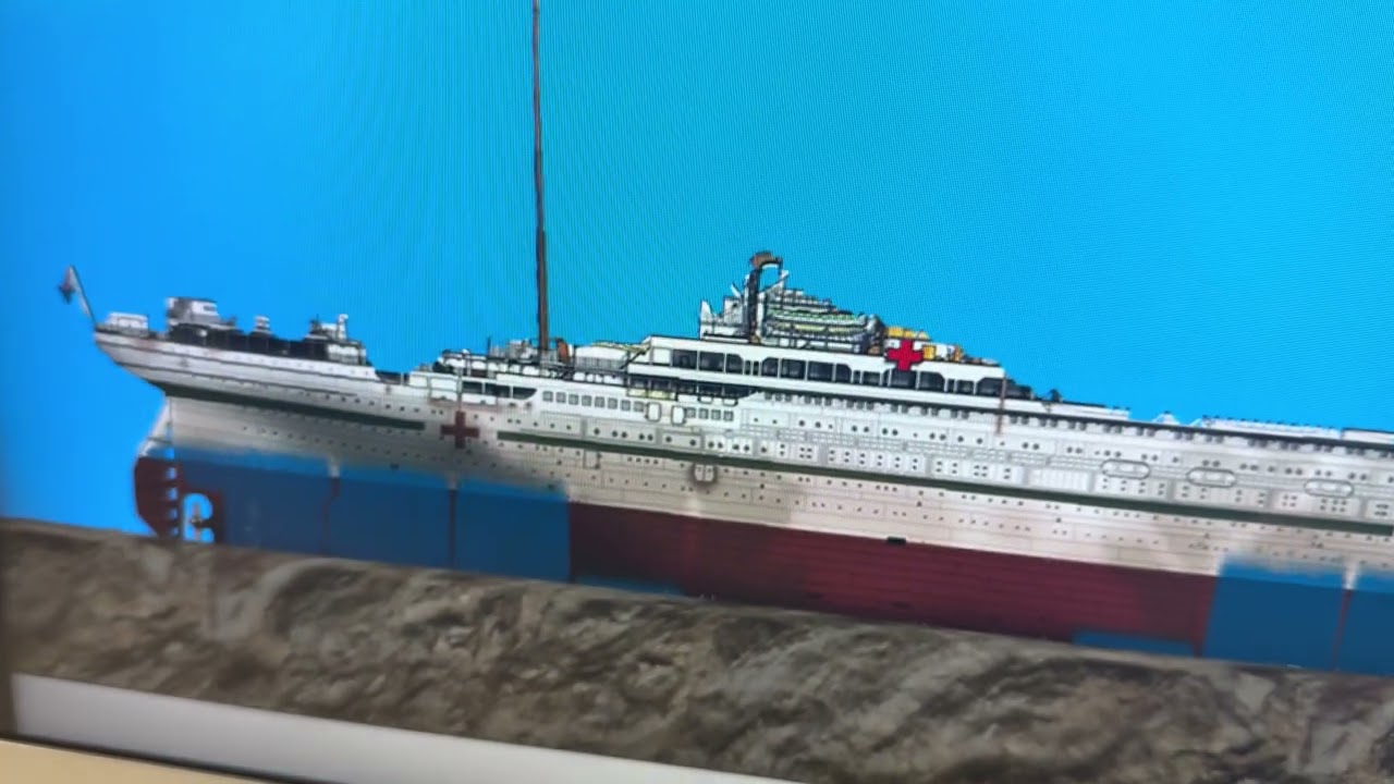 Repairing and then sinking britannic in floating sandbox