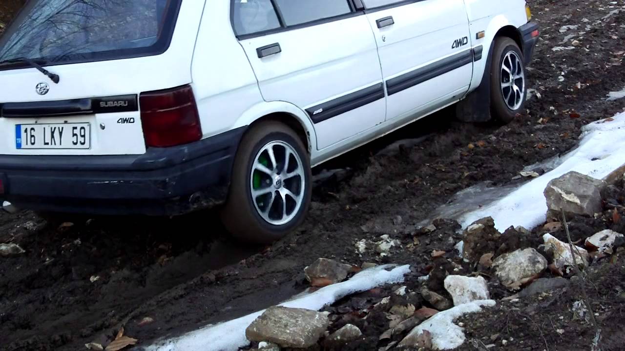 subaru justy  offroad 4x4