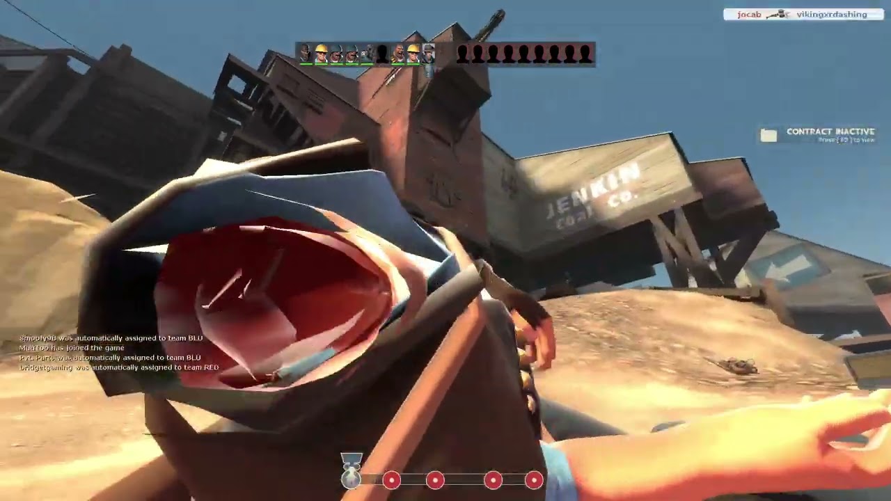 TF2 sniper gameplay on upward