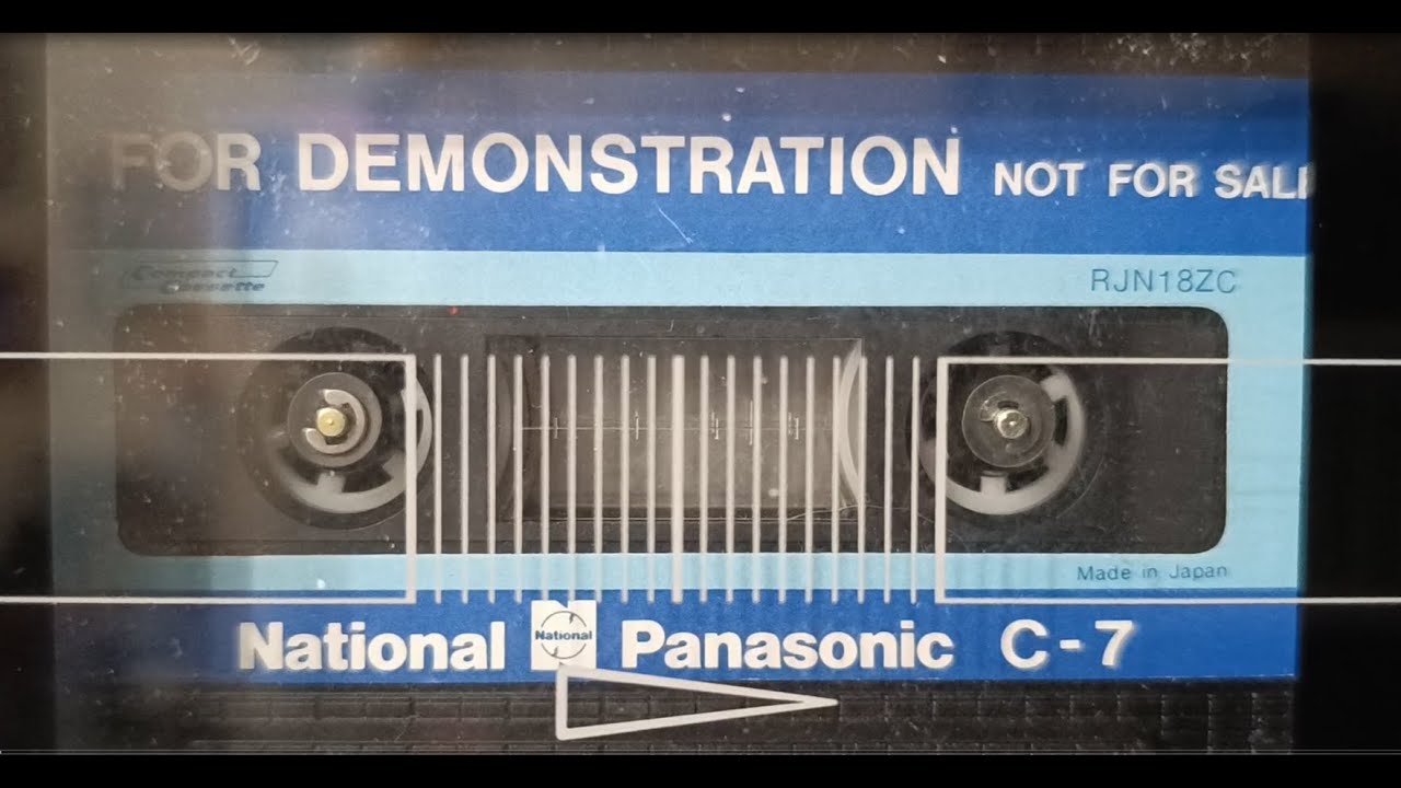 National Panasonic C 7 demonstration tape без обработки.
