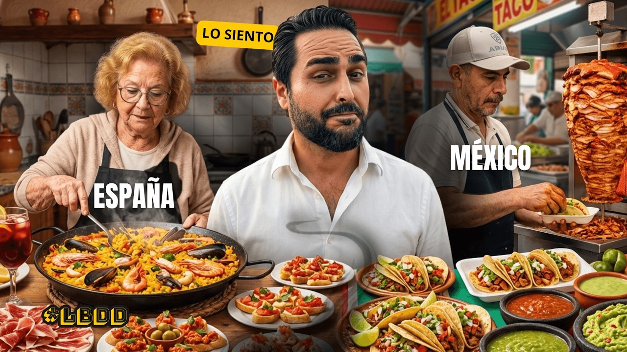 La MEJOR comida del MUNDO ¿Méxicana?¿Española? CONCLUSIÓN INDISCUTIBLE