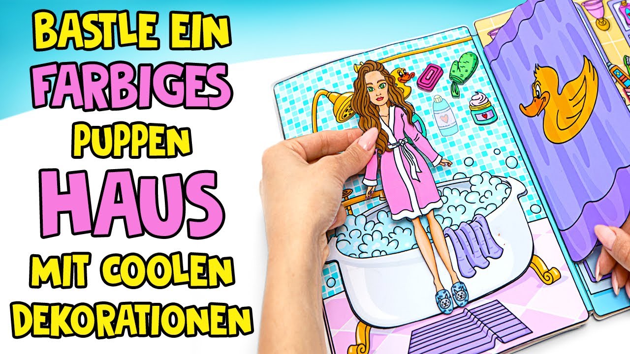 DIY Coolste Papierpuppenhaus im Album || Lustige und einfache Basteleien!
