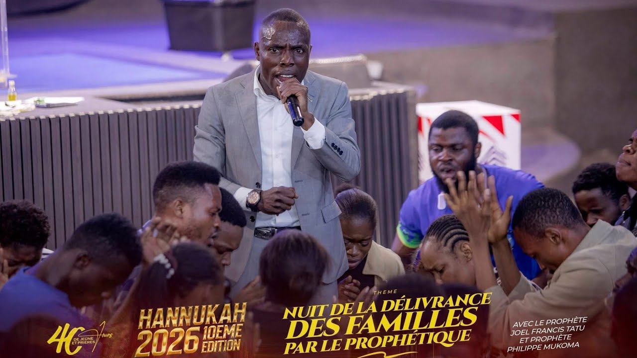 INCROYABLE ATMOSPHÈRE 🔥🔥AVEC DANIEL ILUNGA À HANNUKAH 2026 CHEZ LE PROPHÈTE FRANCIS TATU #revival