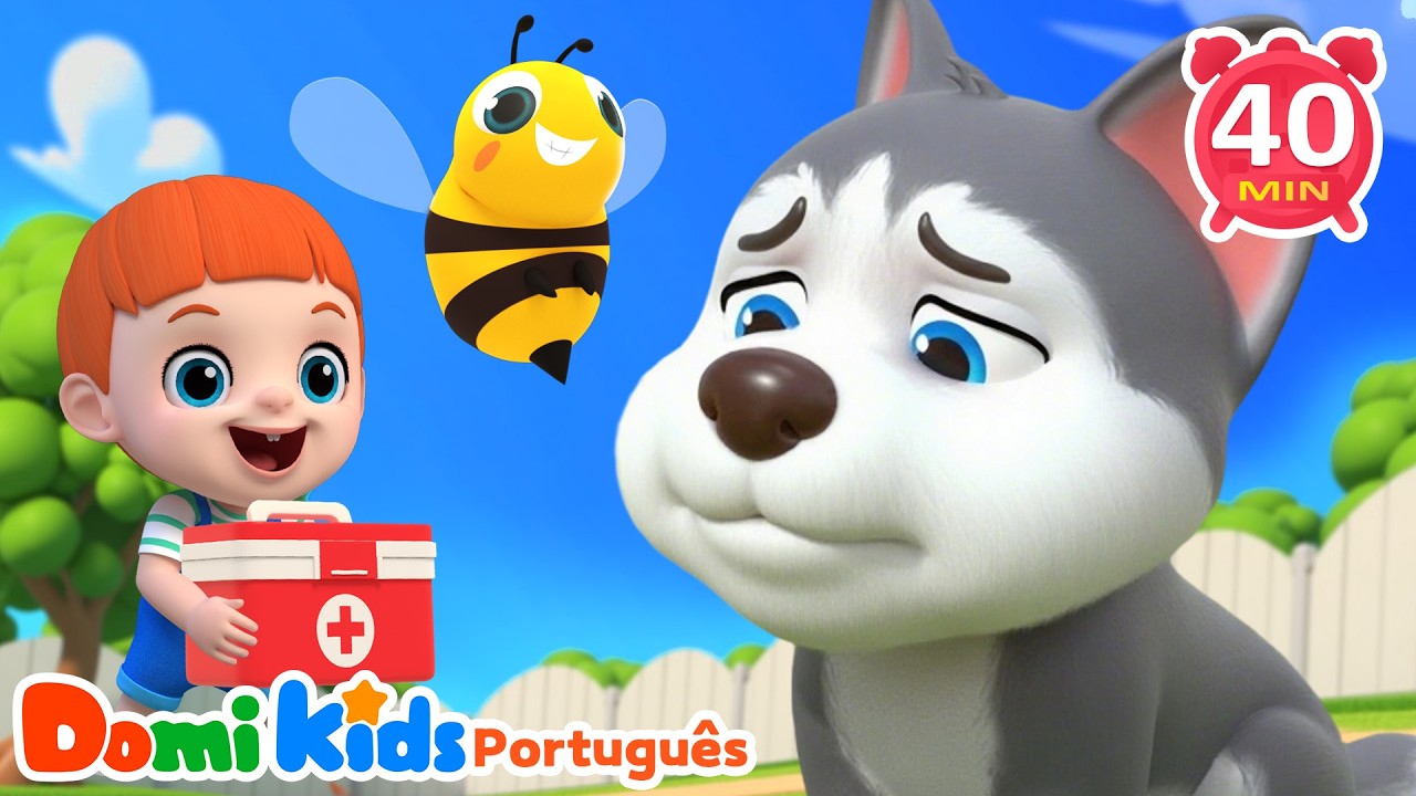 Insetos Picam 😅| Cante em Português & English | Domi Kids Festa dos Animais