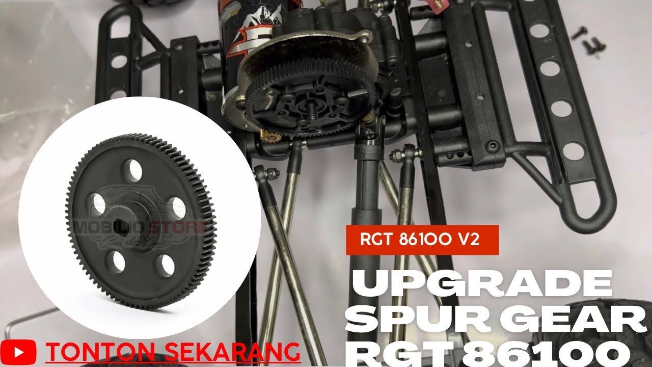 Upgrade RGT EX86100 V2 Part 1 | Ganti Gear Spur Metal RGT 86100 V2