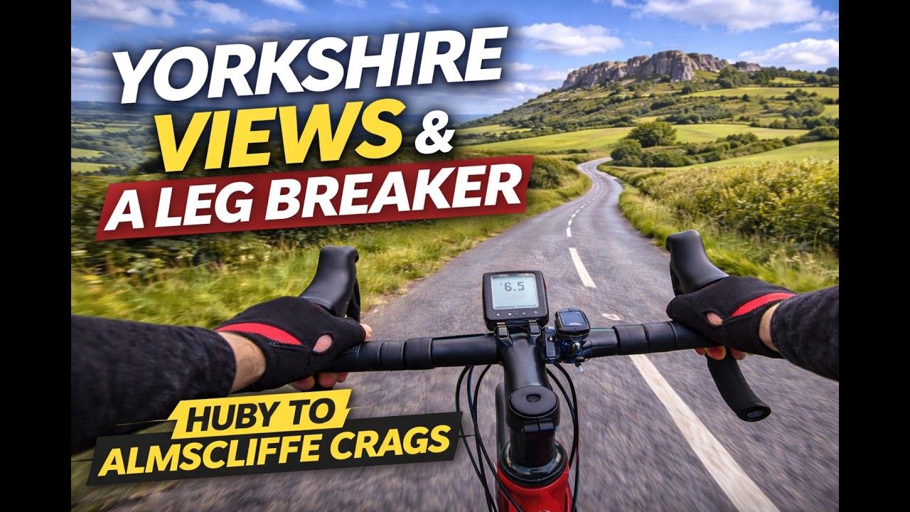 Yorkshire Views & a Leg Breaker ☀️ Huby to Almscliffe Crags Climb