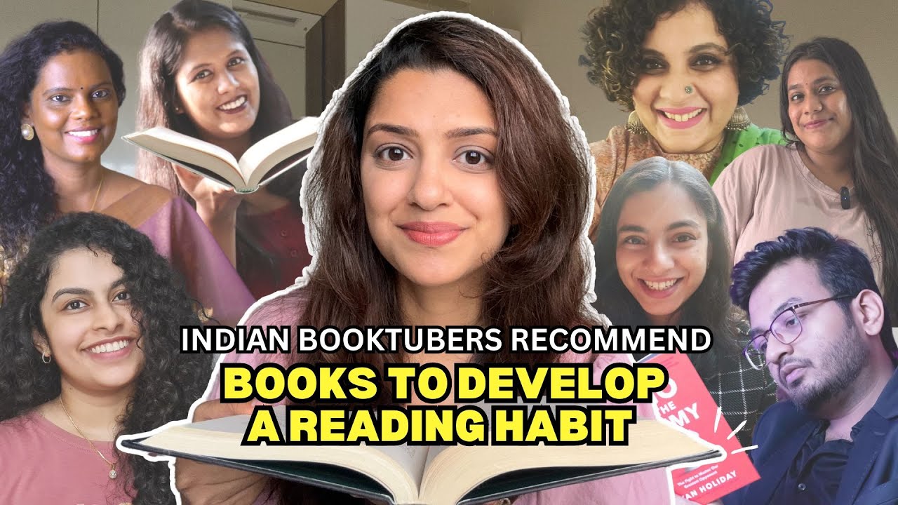 Books that will get you into a reading habit 📚✨ (ft. your favourite Indian Booktubers)