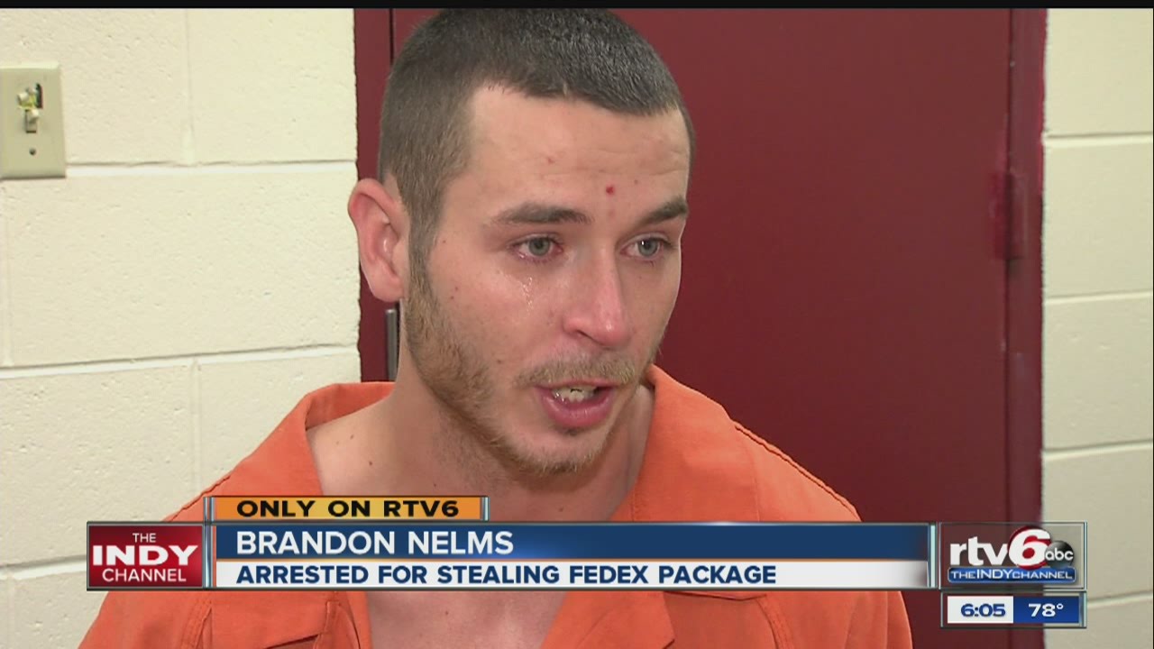 FedEx thief explains why he stole package from Indy home
