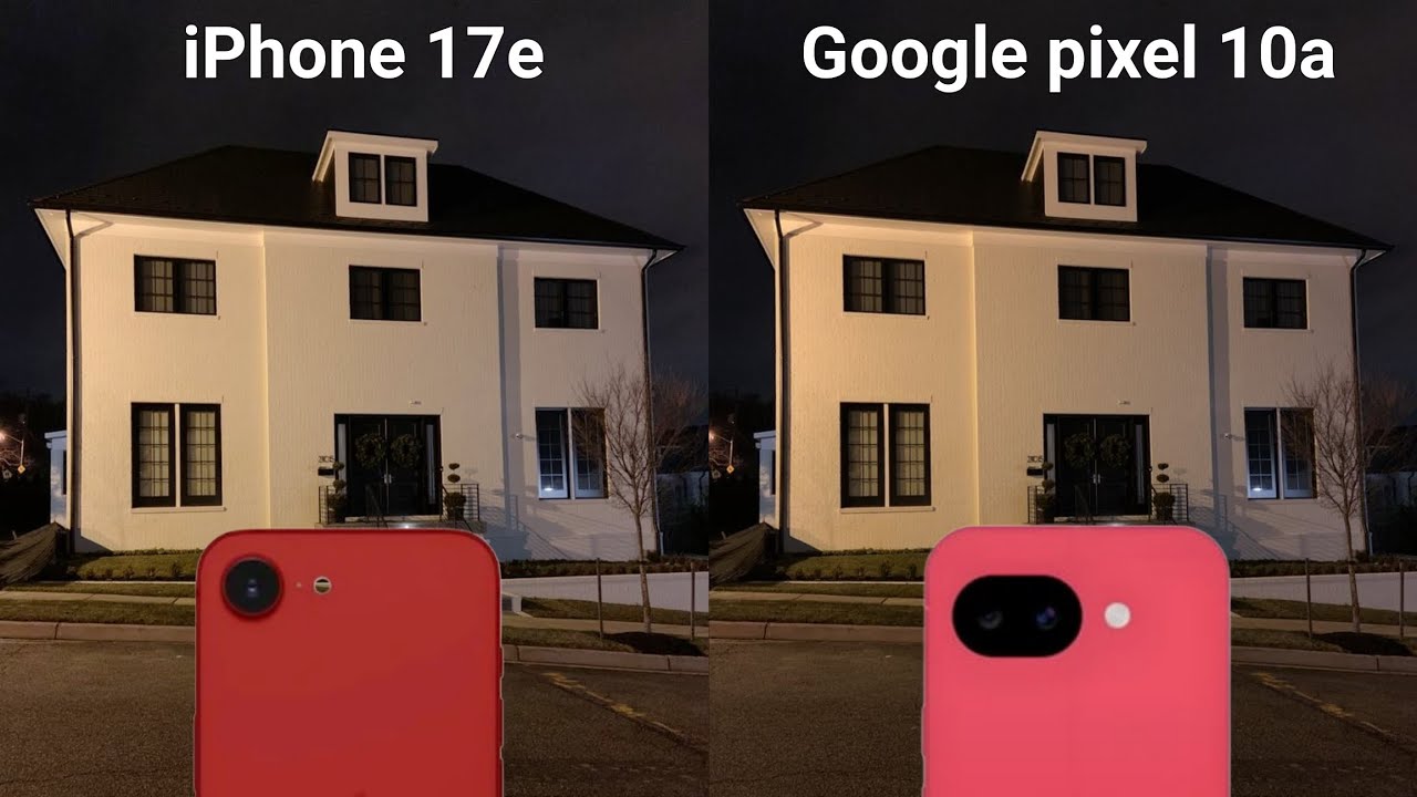 iPhone 17e vs Google pixel 10a Camera Test Comparison 