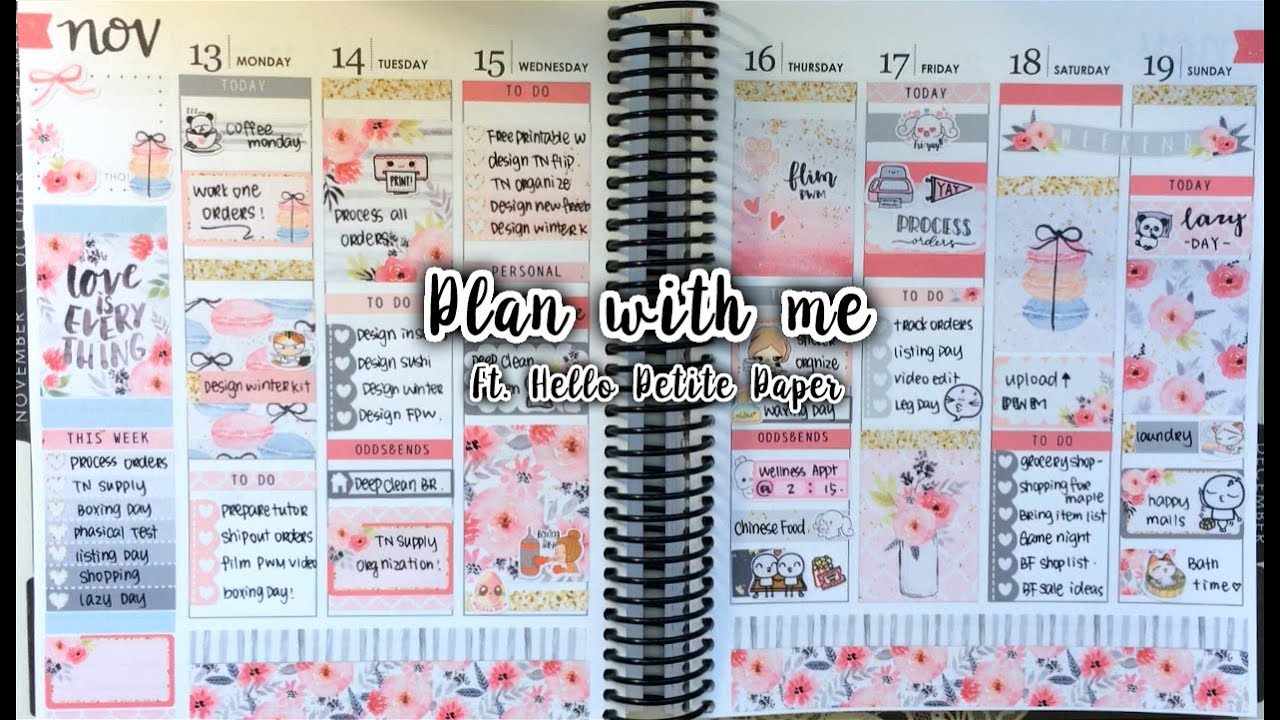 Plan with Me - Ft. Hello Petite Paper