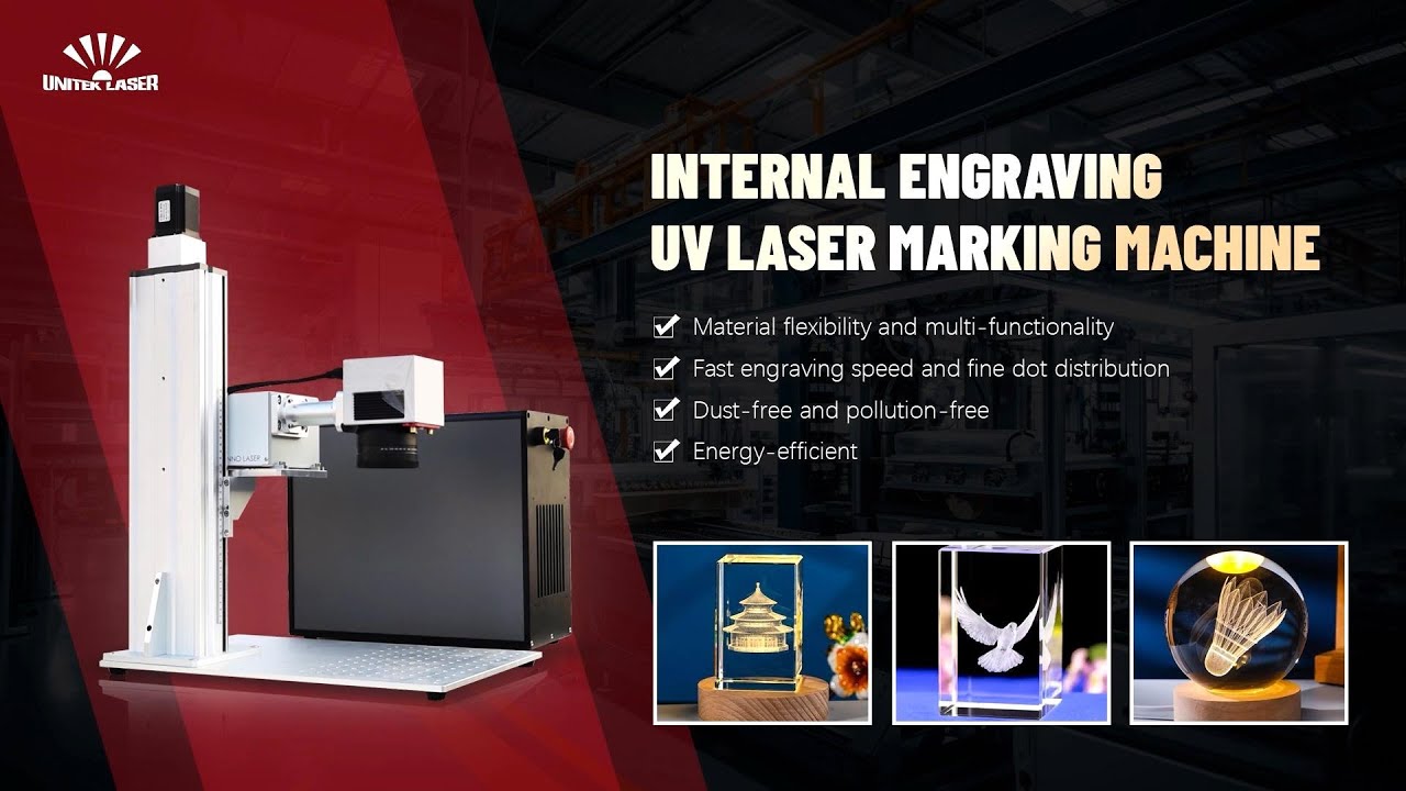 🎥✨Internal Engraving UV Laser Marking Machine✨