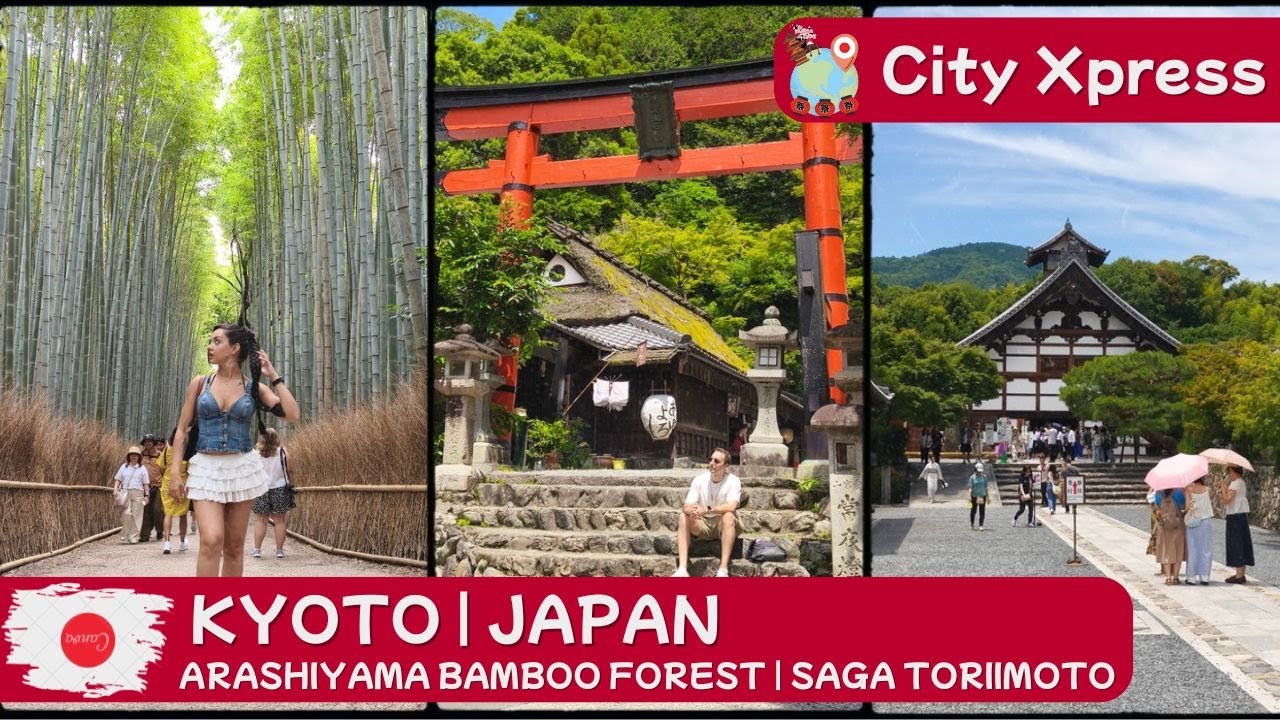 A Day In Arashiyama, Kyoto | Bamboo Forest, Saga Toriimoto, Tenryu-Ji Temple & More | CX Japan - E7