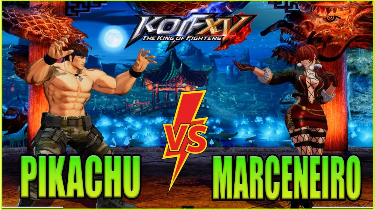 🔥KOF XV🔥PIKACHU (TERRY,O.CHRIS,CLARK) VS MARCENEIRO (MARY,SHERMIE,MEITENKUN🔥THE KING OF FIGHTERS XV🔥