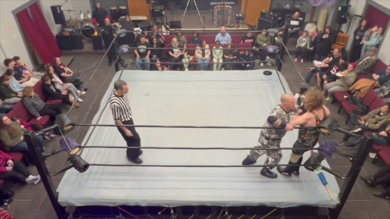 Sniper VS Pro-Wrestler J-Ru (1/10/2026 - Mon Valley Pro: Charleroi, PA) Match #1 of 2026