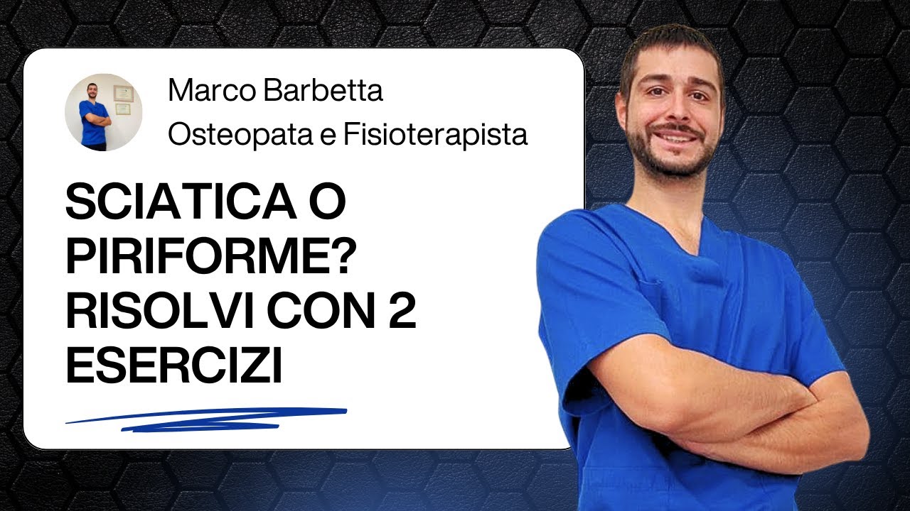 Sindrome del Piriforme: 2 Esercizi per Eliminare il Dolore al Gluteo e Sciatica
