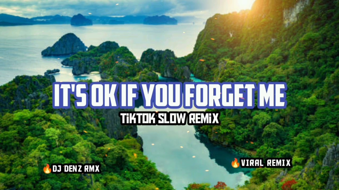 It' s Ok If You Forget Me - Dj Denz Rmx TikTok Slow Remix