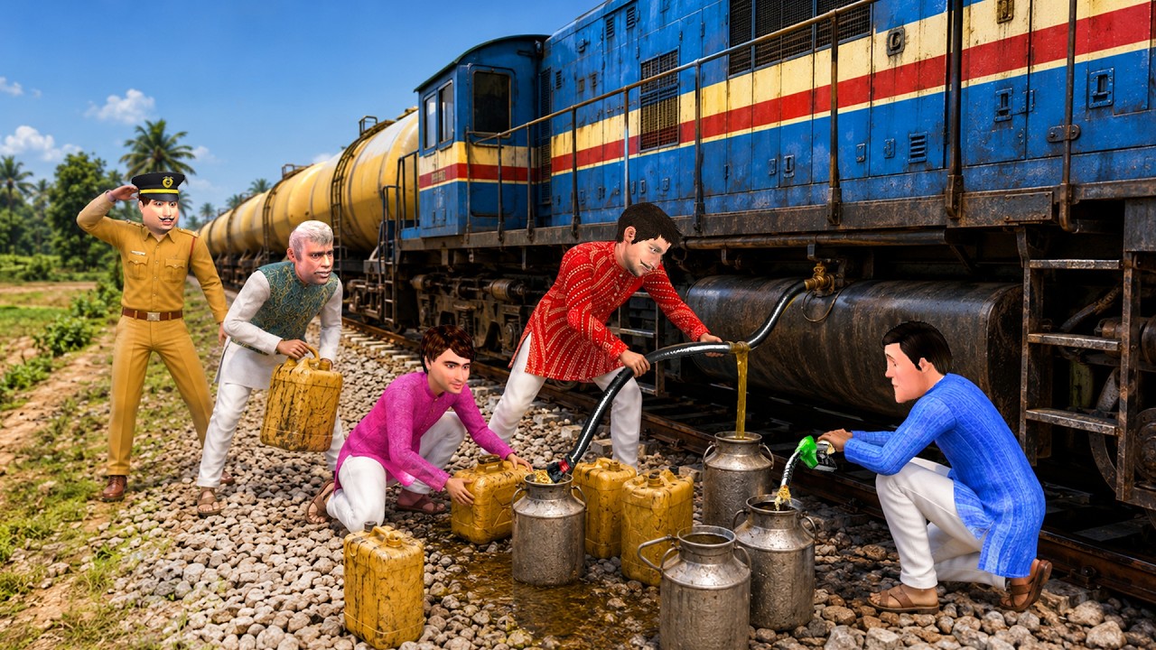 Ruki Hui Train Se Diesel Ki Chori Comedy Hindi Kahani Moral Stories