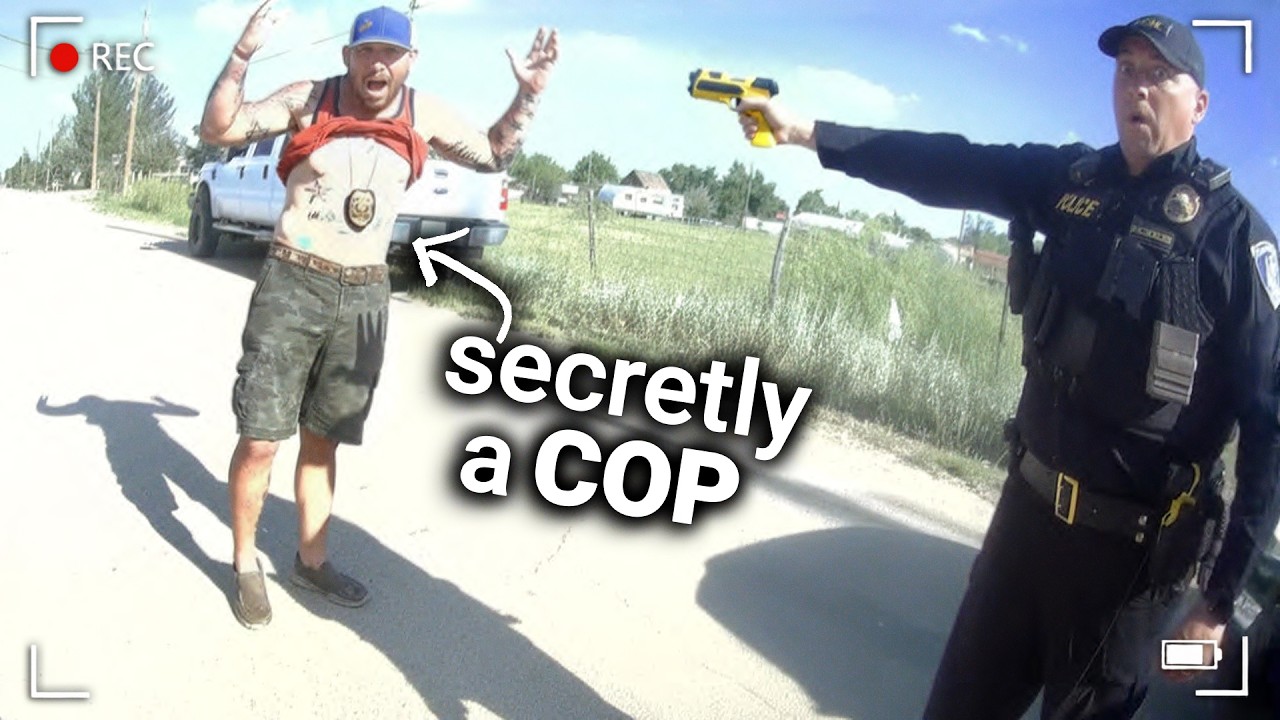 Police Chief Realizes He Just Tased A Fellow Cop