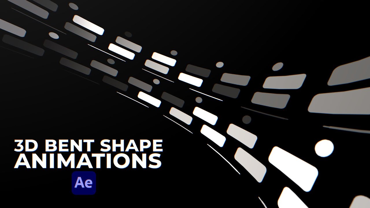 Create Bent 3d Shape Animations In After Effects