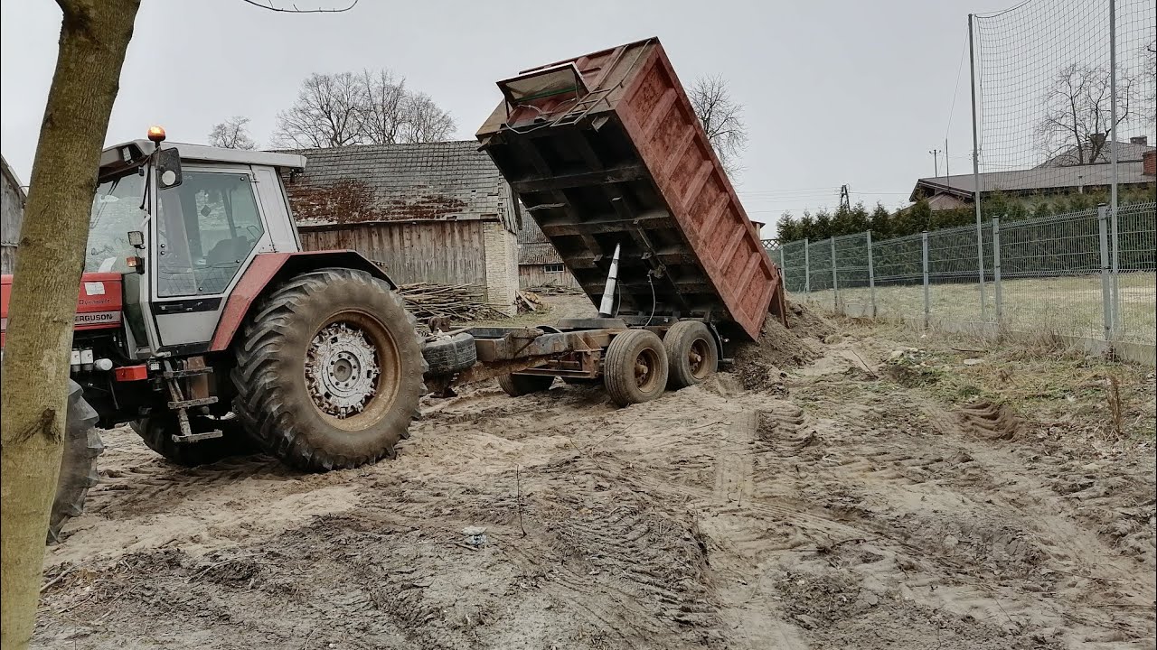 Mf 3670 przyczepa skorupowa