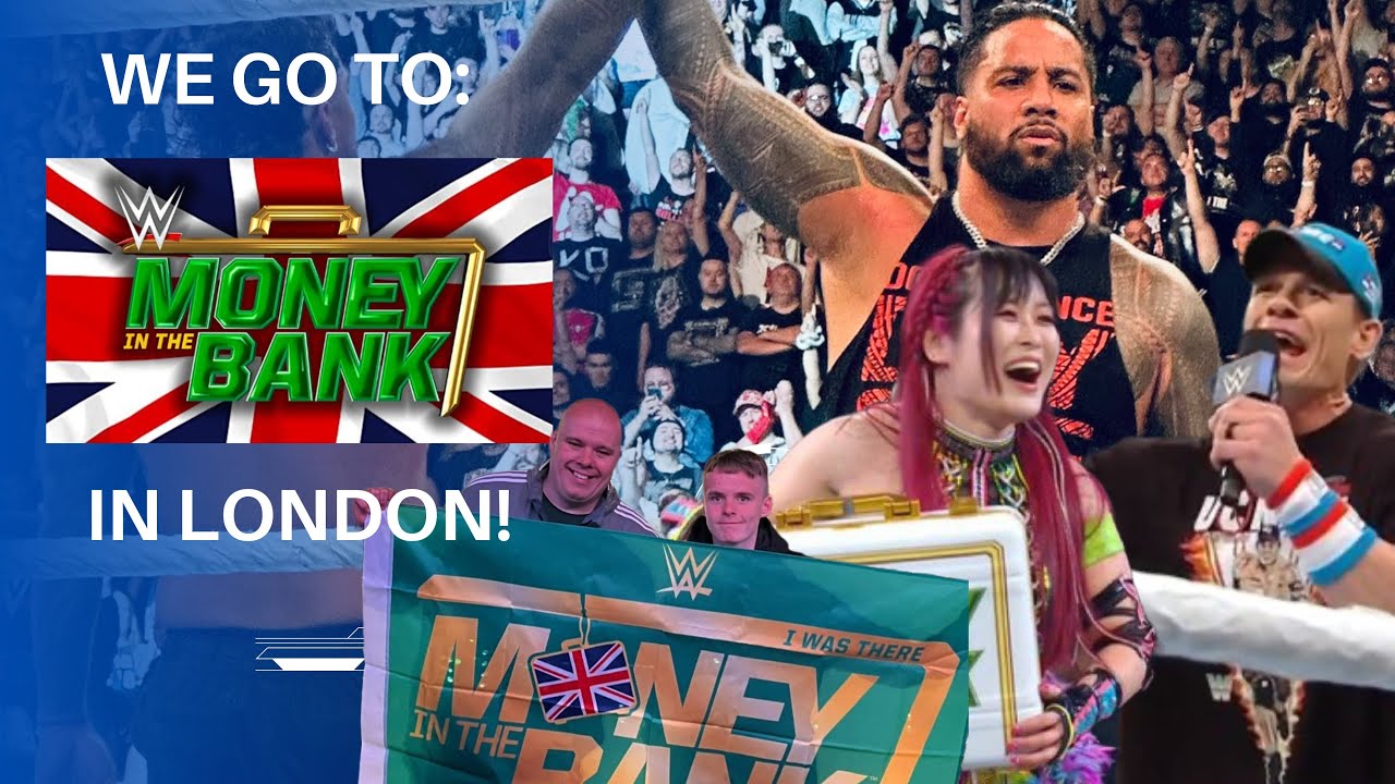 WWE MONEY IN THE BANK 2023 LIVE VLOG IN LONDON!