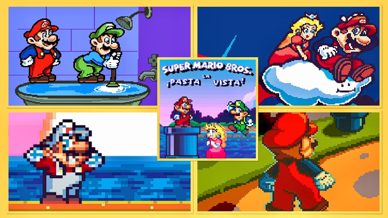 Super Mario Bros. - PASTA LA VISTA - Super Mario World ROM HACK Playthrough