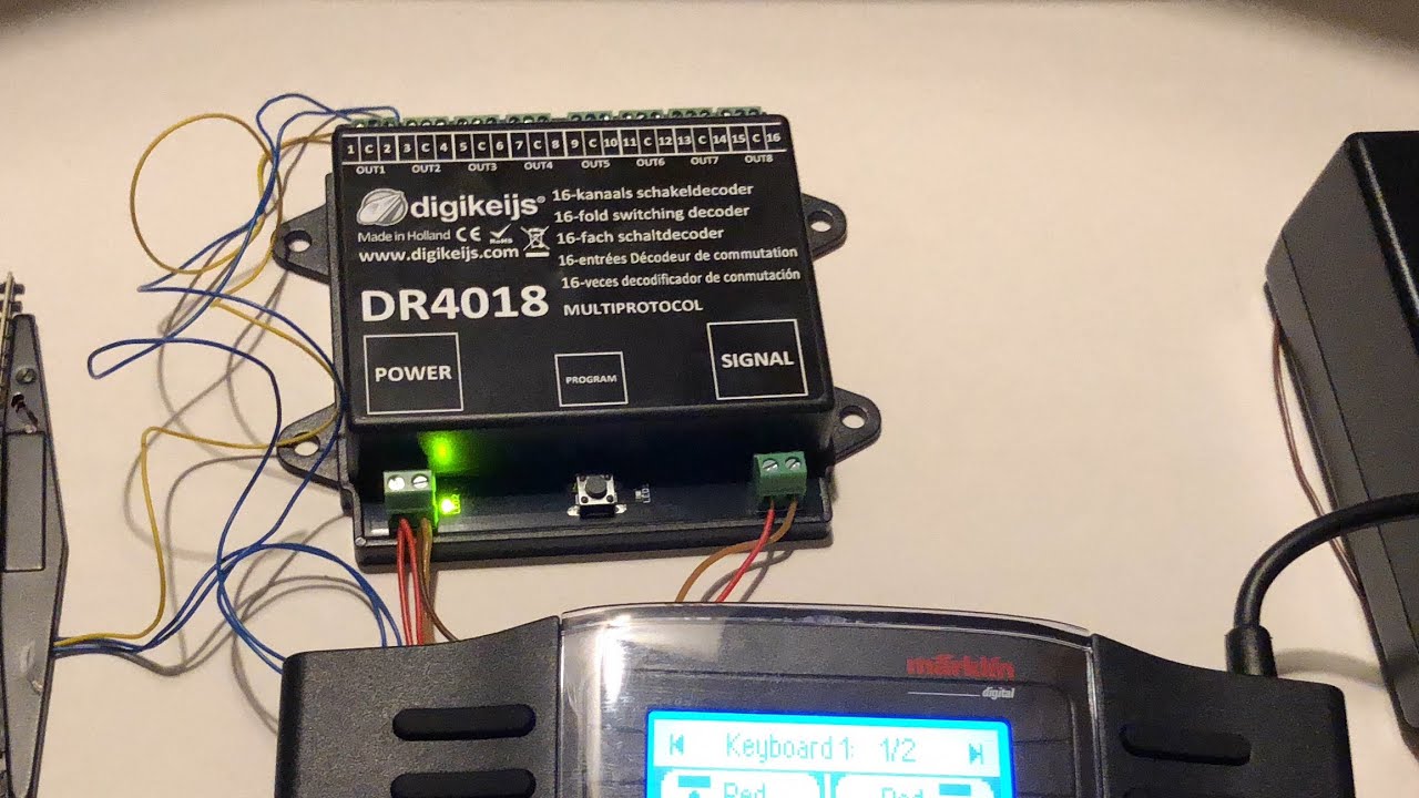 Connect a Digikeijs DR4018 with M&auml;rklin MobileStation2 Z-scale
