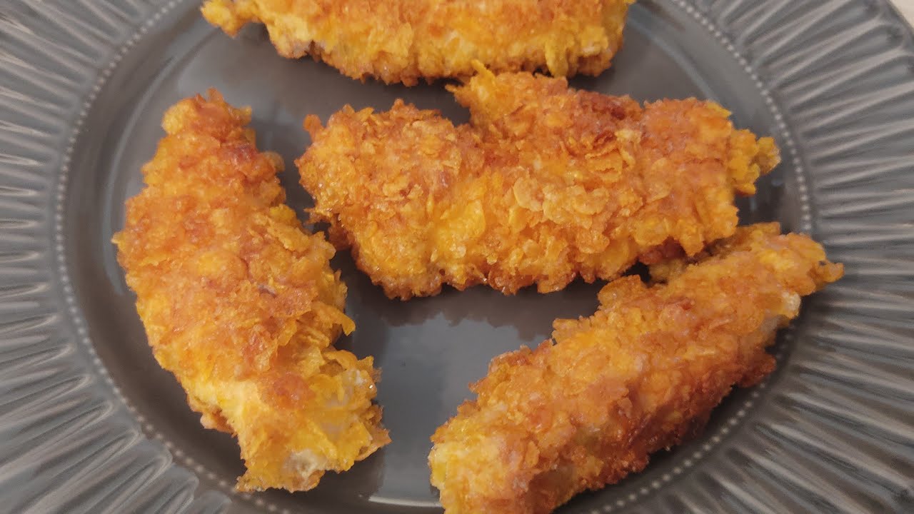 Poulet croustillant aux cornflakes