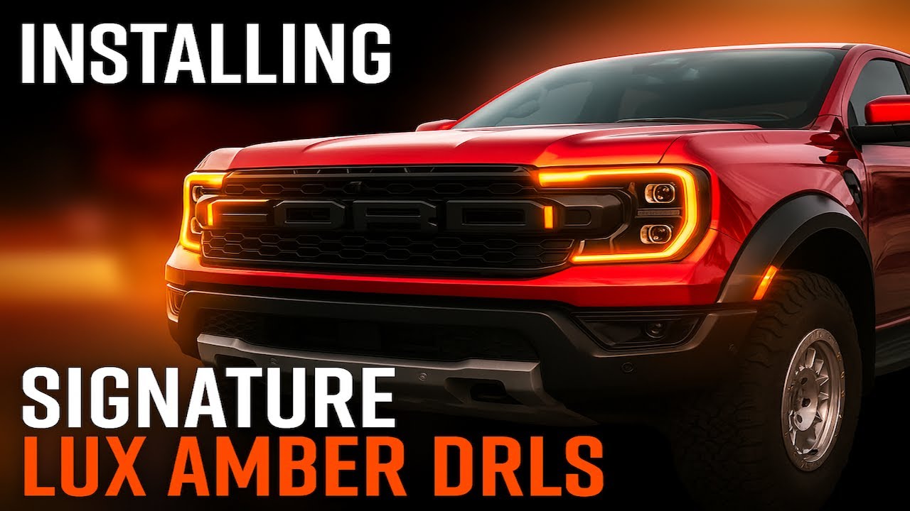 Ford Ranger Raptor 2024+ — как установить янтарные ДХО от Signature Lux