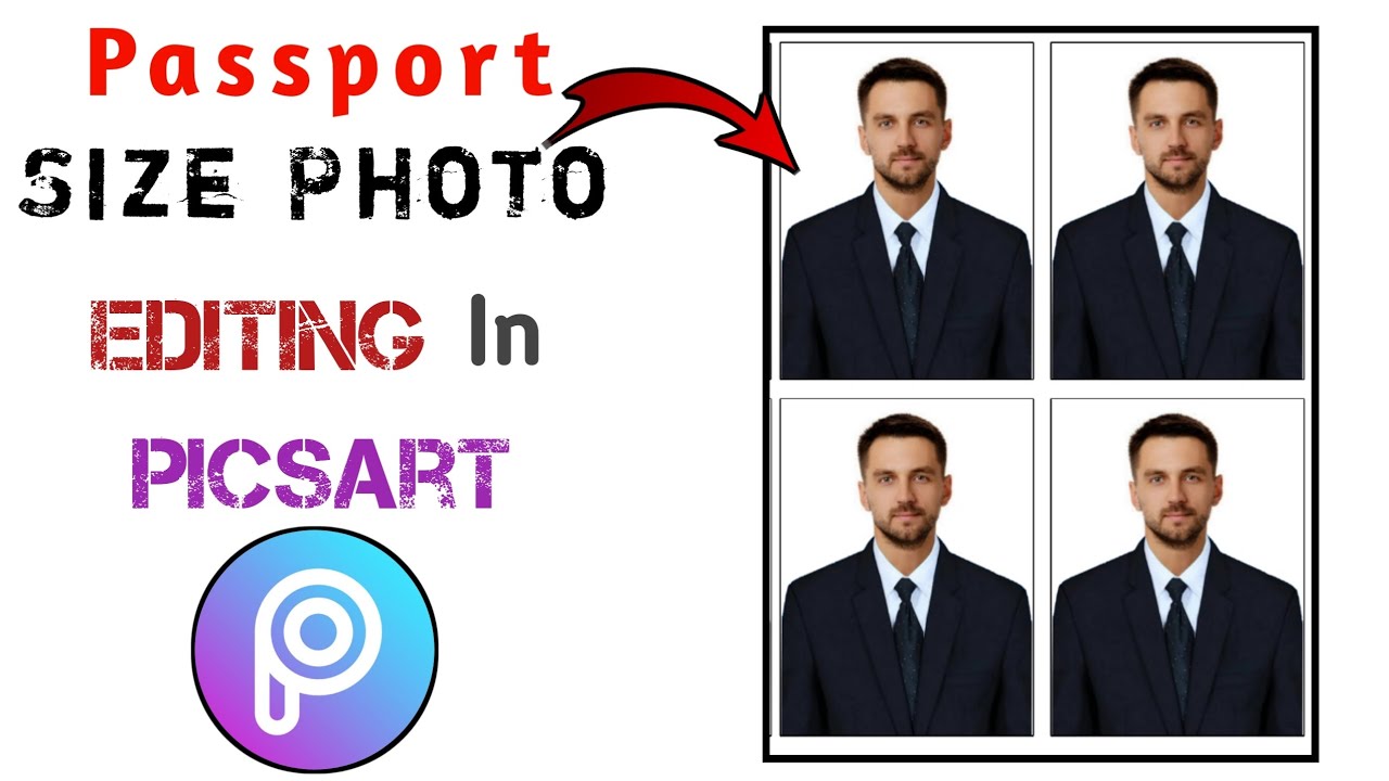 Passport Size Photo Edit In PicsArt In 2023 | How To Make Passport Size Photo In Android Phone 😍