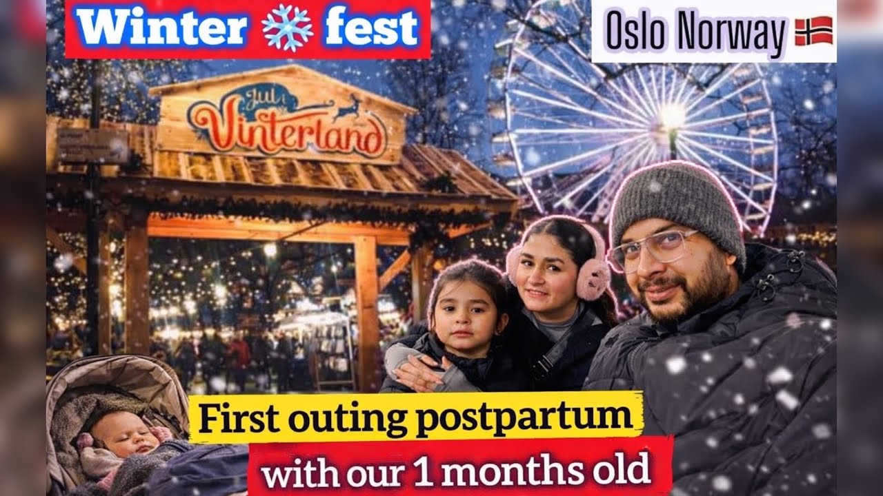 Postpartum, Two Kids & a Winter Festival in Norway… We Survived! ❄️👶