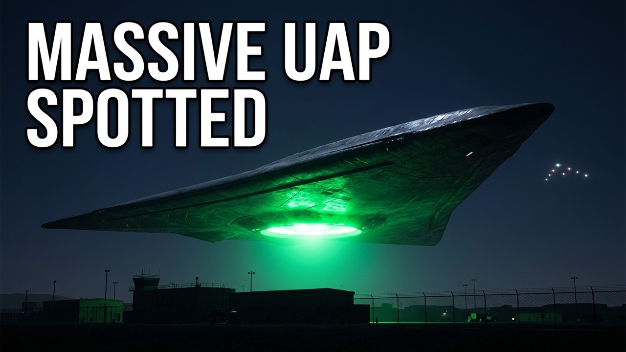 Massive Spacecraft Spotted Near Military Base? BOMBSHELL FOOTAGE!