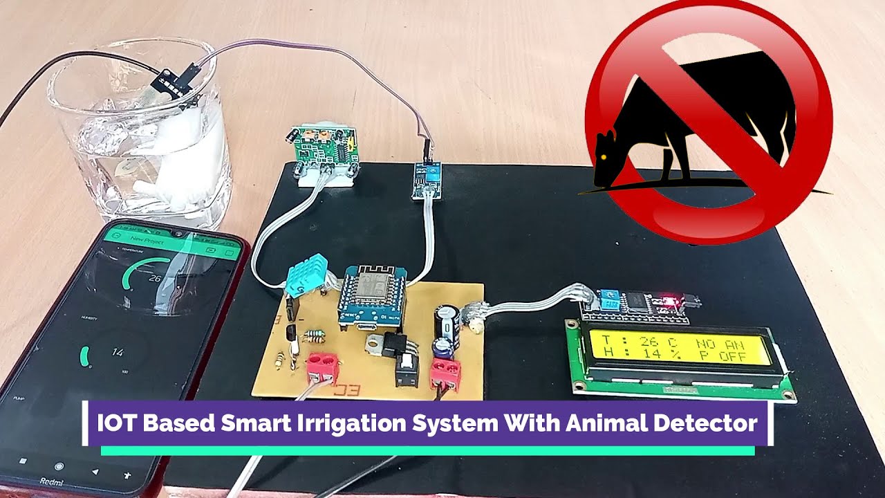 IOT Based Smart Irrigation System With Animal Detector And Weather Station