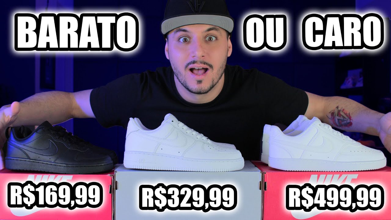 TÊNIS BARATO x TÊNIS CARO | Quais são as diferenças?!